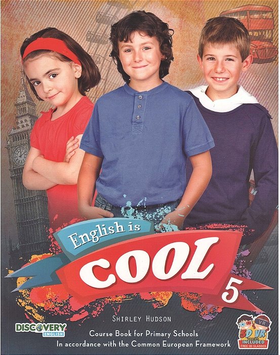 English Is Cool 5 - Student's Book W/Workbook And Homework Book, 3D Glasses & Qr Codes Audio/Video-..