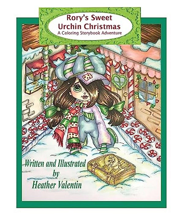 Rory's Sweet Urchin Christmas: A Coloring Storybook Adventure-..