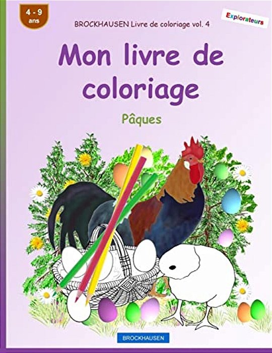 Brockhausen Livre De Coloriage Vol. 4 - Mon Livre De Coloriage: Pâques-..