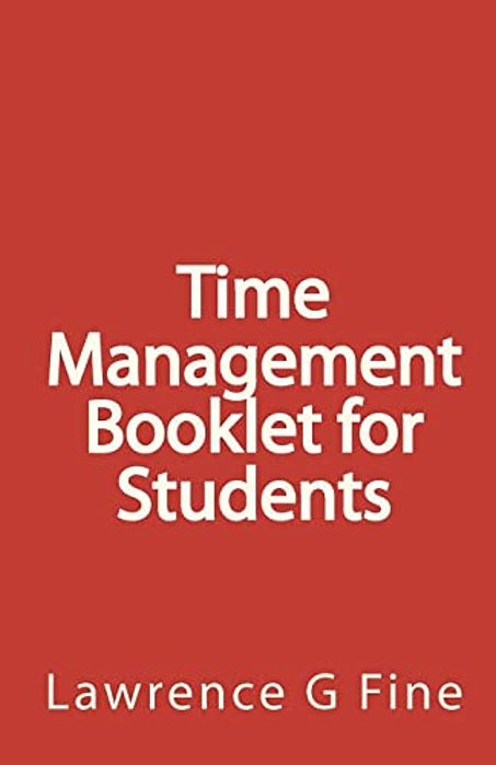 Time Management Booklet For Students-..