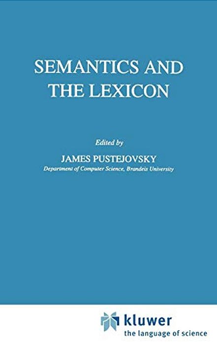 Semantics And The Lexicon-..