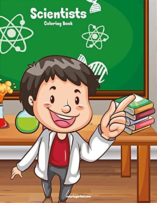 Scientists Coloring Book 1-..