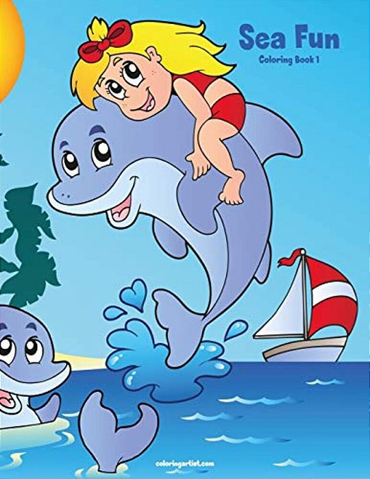 Sea Fun Coloring Book 1-..