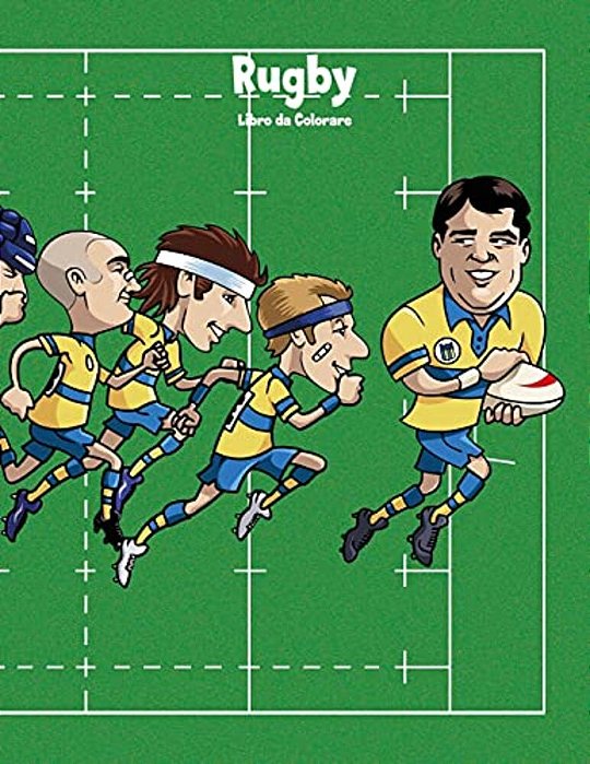 Rugby Libro Da Colorare 1-..