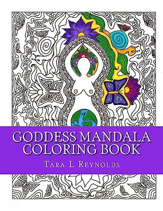 Goddess Mandala Coloring Book-..