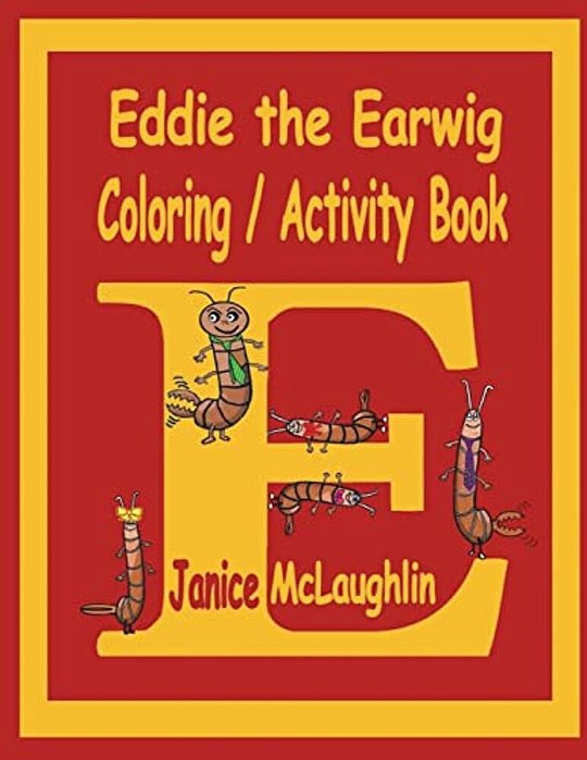 Eddie The Earwig Coloring/Activity Book-..