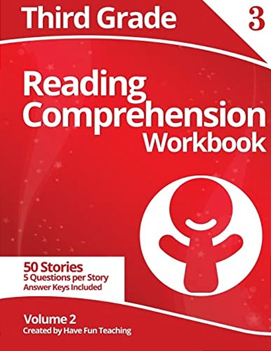 Third Grade Reading Comprehension Workbook: Volume 2-..