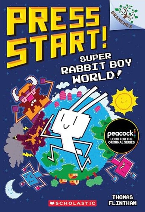 Super Rabbit Boy World!: A Branches Book (Press Start! #12)-..