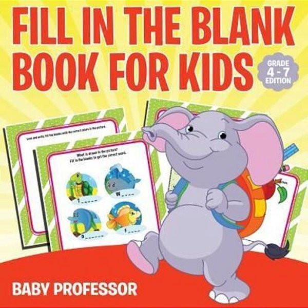 Fill In The Blank Book For Kids Grade 1 Edition-..