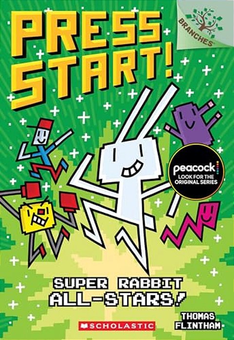 Super Rabbit All-Stars!: A Branches Book (Press Start! #8)-..