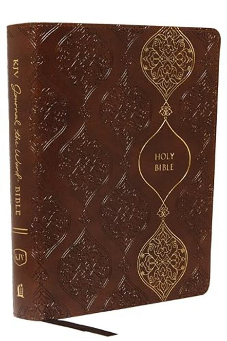 Kjv, Journal The Word Bible, Imitation Leather, Brown, Red Letter Edition, Comfort Print: Reflect, Journal, Or Create Art Next To Your Favorite Verses-..