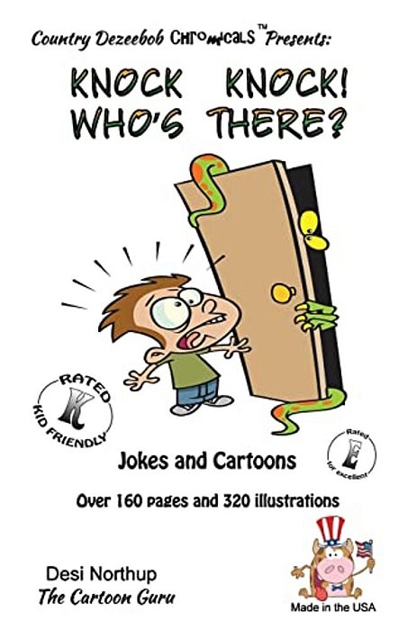 Knock Knock! -- Who's There? -- Jokes And Cartoons: In Black + White-..