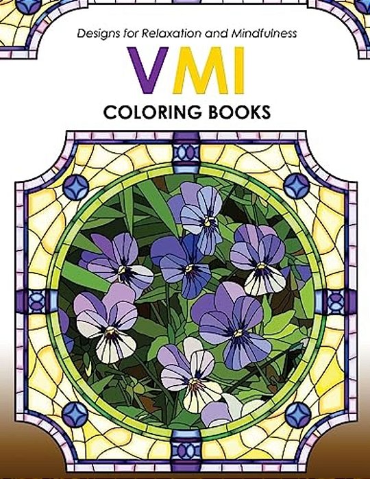 Vmi Coloing Books: Design For Relaxation And Mindfulness Pattern-..