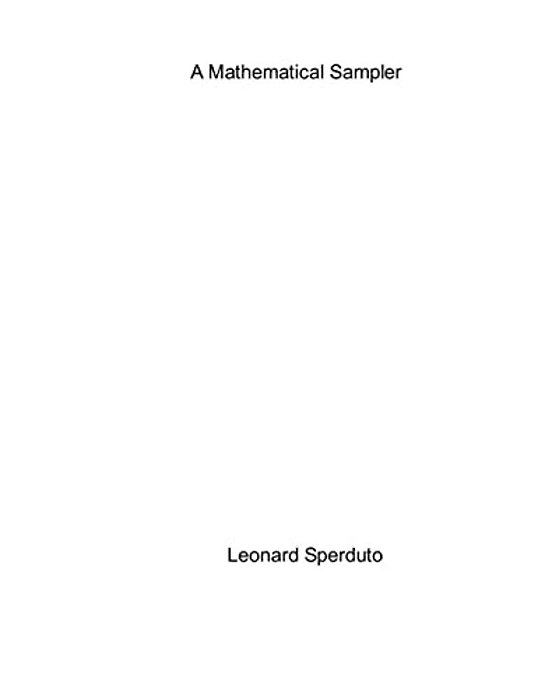 A Mathematical Sampler-..