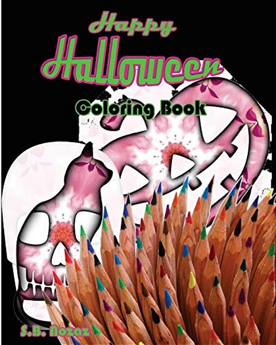 Happy Halloween Coloring Book-..