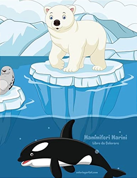 Mammiferi Marini Libro Da Colorare 1-..