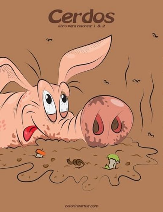 Cerdos Libro Para Colorear 1 & 2-..