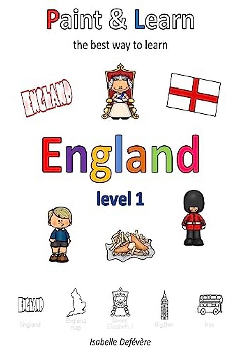 Paint & Learn: England (Level 1)-..