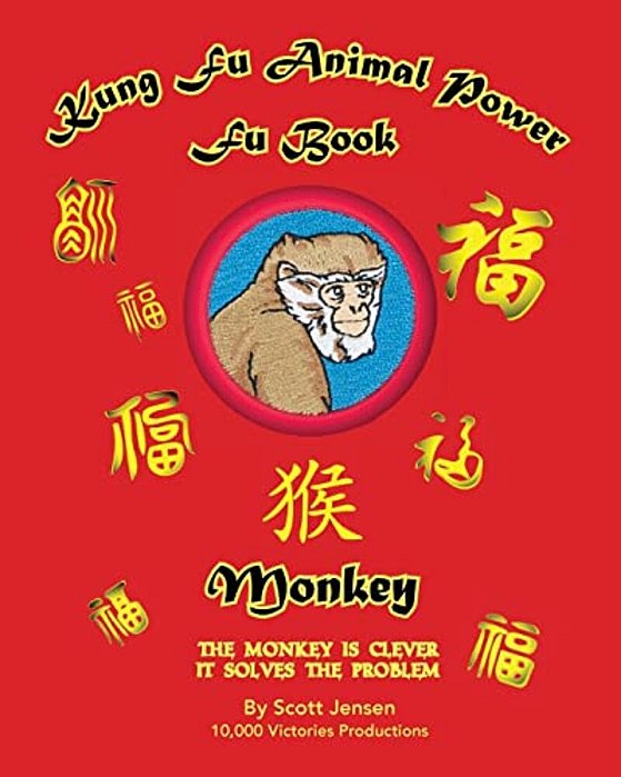 Kung Fu Animal Power Fu Book Monkey-..