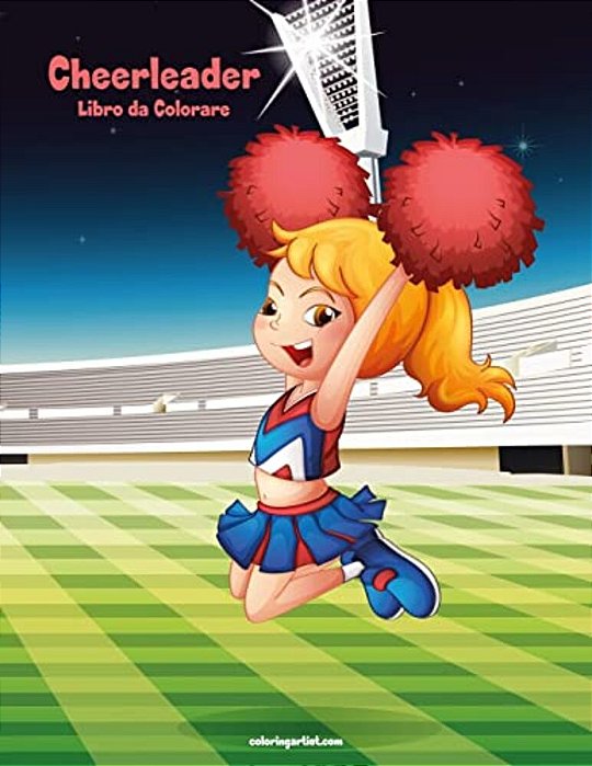 Cheerleader Libro Da Colorare 1-..