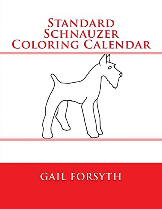 Standard Schnauzer Coloring Calendar-..