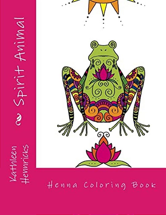 Spirit Animal: Henna Coloring Book-..