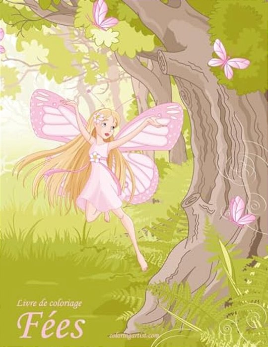 Livre De Coloriage Fées 2-..