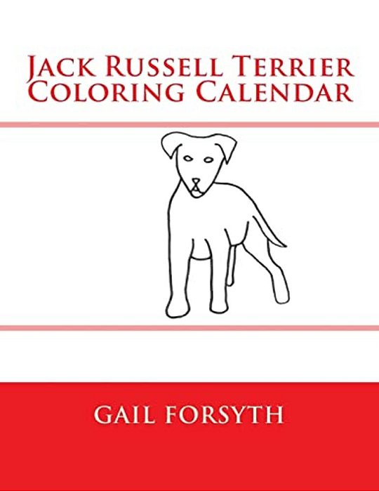 Jack Russell Terrier Coloring Calendar-..