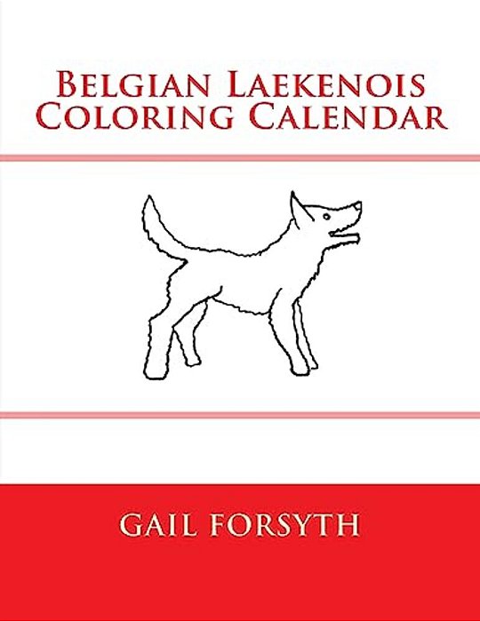 Belgian Laekenois Coloring Calendar-..