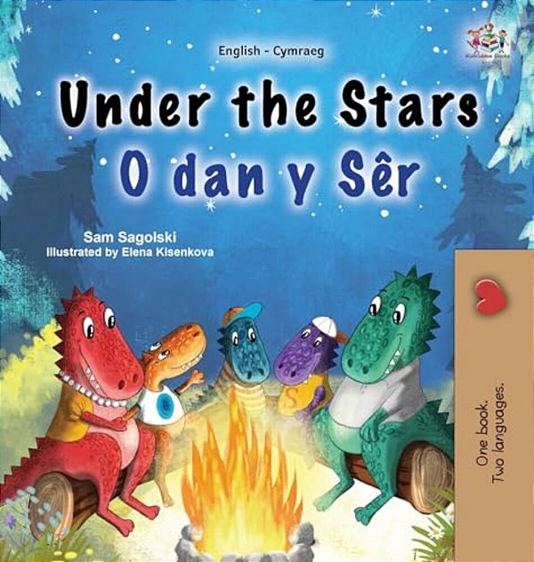 Under The Stars (English Welsh Bilingual Kids Book)-..