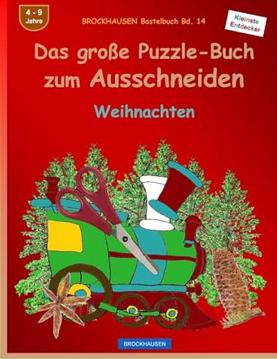 Brockhausen Bastelbuch Bd. 14 - Das Große Puzzle-Buch Zum Ausschneiden: Weihnachten-..