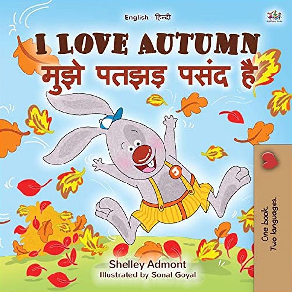 I Love Autumn (English Hindi Bilingual Children's Book)-..