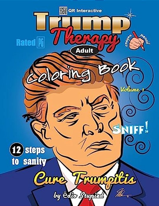 Trump Therapy Coloring Book-..