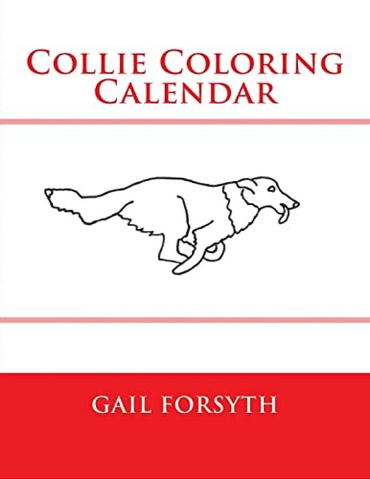 Collie Coloring Calendar-..