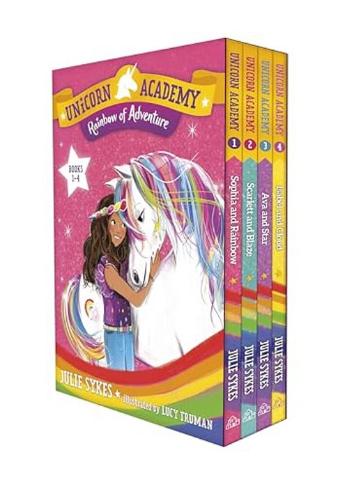 Unicorn Academy: Rainbow Of Adventure Boxed Set (Books 1-4)-..