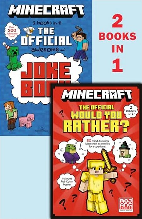 Minecraft 2-In-1: The Official Would You Rather/The Official Joke Book (Minecraft)-..