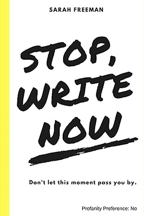 Stop, Write Now: Don't Let This Moment Pass You By. -..