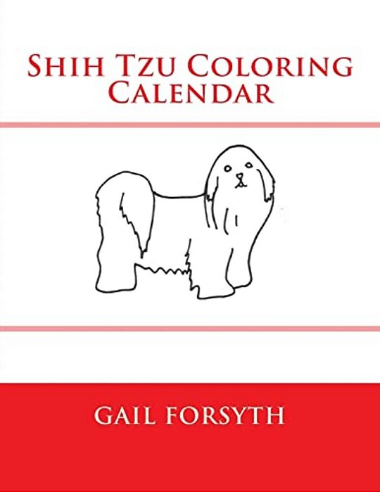Shih Tzu Coloring Calendar-..