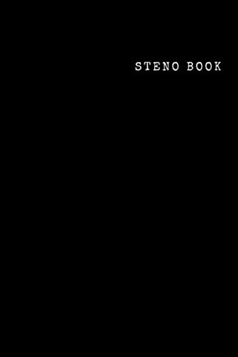 Steno Book: Steno Pad, 6" X 9", Gregg Rule, White Paper, 100 Pages-..