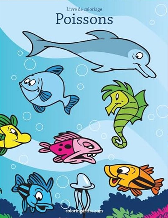Livre De Coloriage Poissons 1-..
