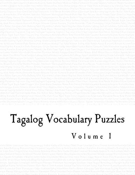 Tagalog Vocabulary Puzzles - Volume 1-..