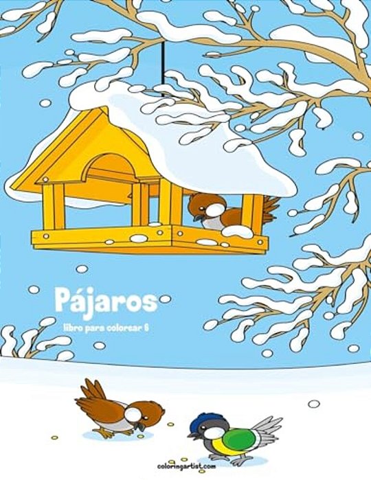 Pájaros Libro Para Colorear 6-..