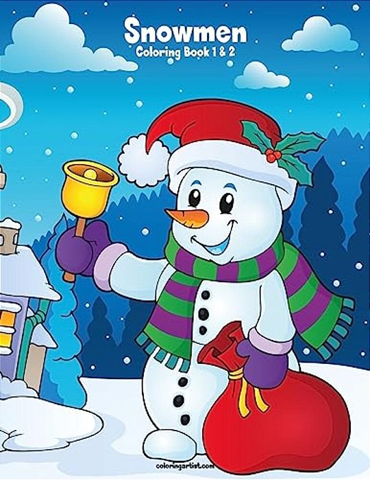 Snowmen Coloring Book 1 & 2-..