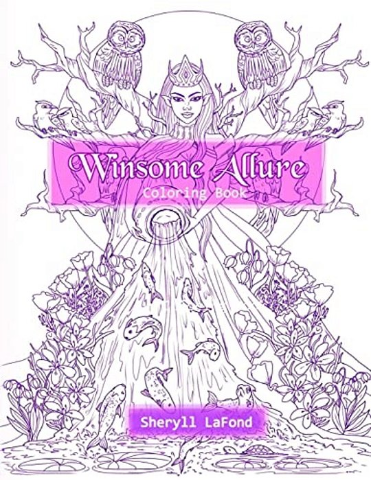 Winsome Allure Coloring Book: Coloring Book-..