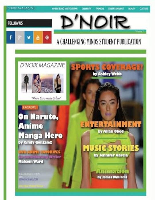 Dnoir: A Challenging Minds Student Publication-..