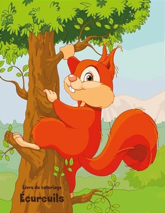 Livre De Coloriage Écureuils 1 & 2-..