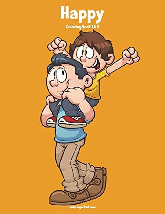 Happy Coloring Book 1 & 2-..