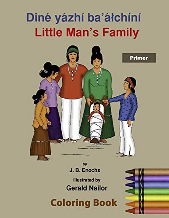 Little Man's Family Coloring Book: Primer-..