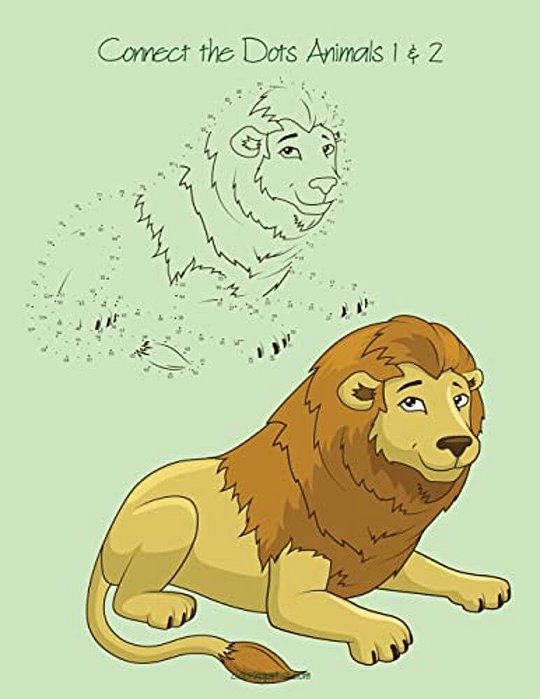 Connect The Dots Animals For Kids 1 & 2-..