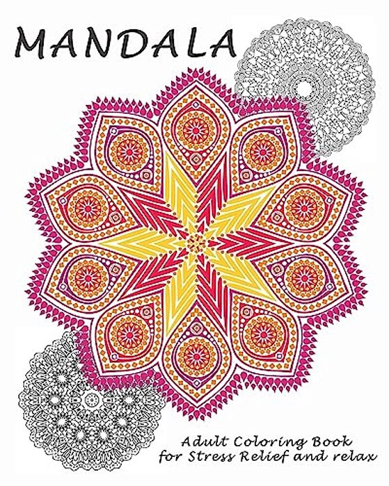 Mandalas: Coloring Book For Adult: Coloring Book Designs For Stress Relief And Relax-..